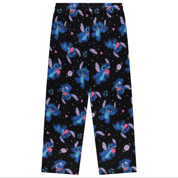 Adults Disney Pajamas with Stitch Print Pants XL - Picture 3 of 7